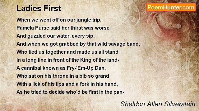 Sheldon Allan Silverstein - Ladies First