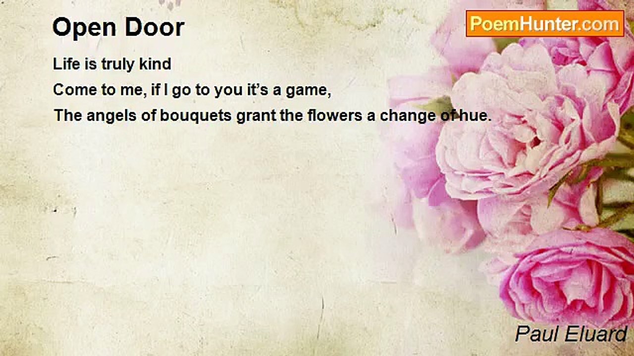 Paul Eluard - Open Door