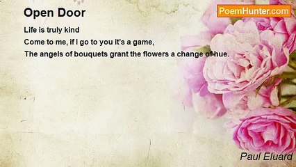 Paul Eluard - Open Door