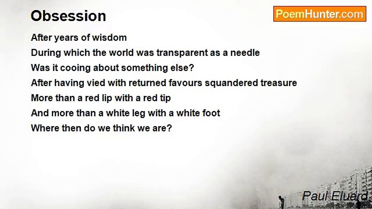Paul Eluard - Obsession