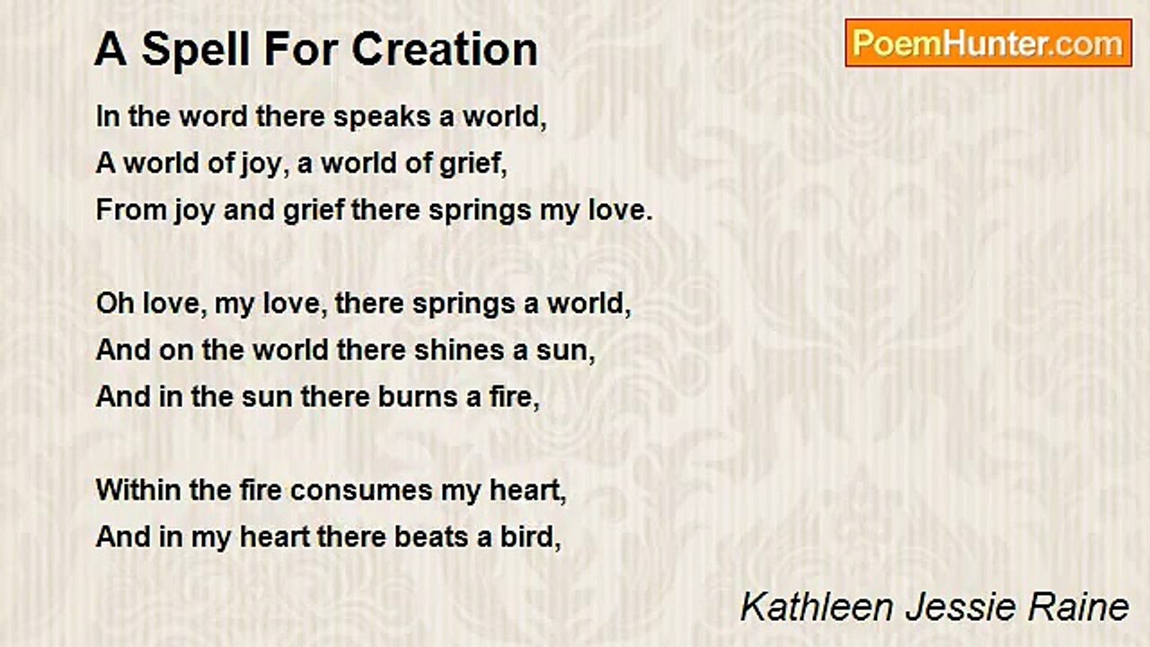 Kathleen Jessie Raine - A Spell For Creation