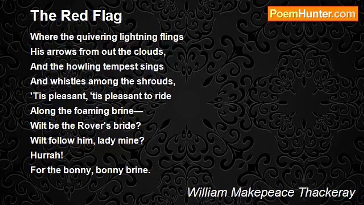 William Makepeace Thackeray - The Red Flag