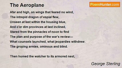 George Sterling - The Aeroplane