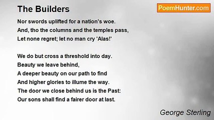 George Sterling - The Builders