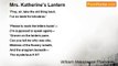 William Makepeace Thackeray - Mrs. Katherine’s Lantern