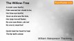 William Makepeace Thackeray - The Willow-Tree