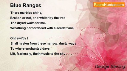 George Sterling - Blue Ranges