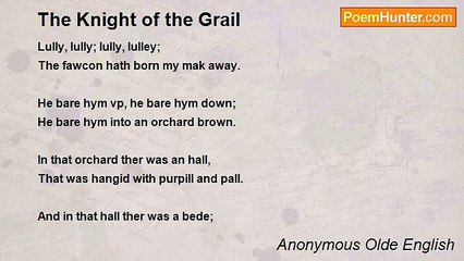 Anonymous Olde English - The Knight of the Grail