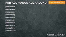 Nicolas GRENIER - FOR ALL PIANOS ALL AROUND THE WORLD
