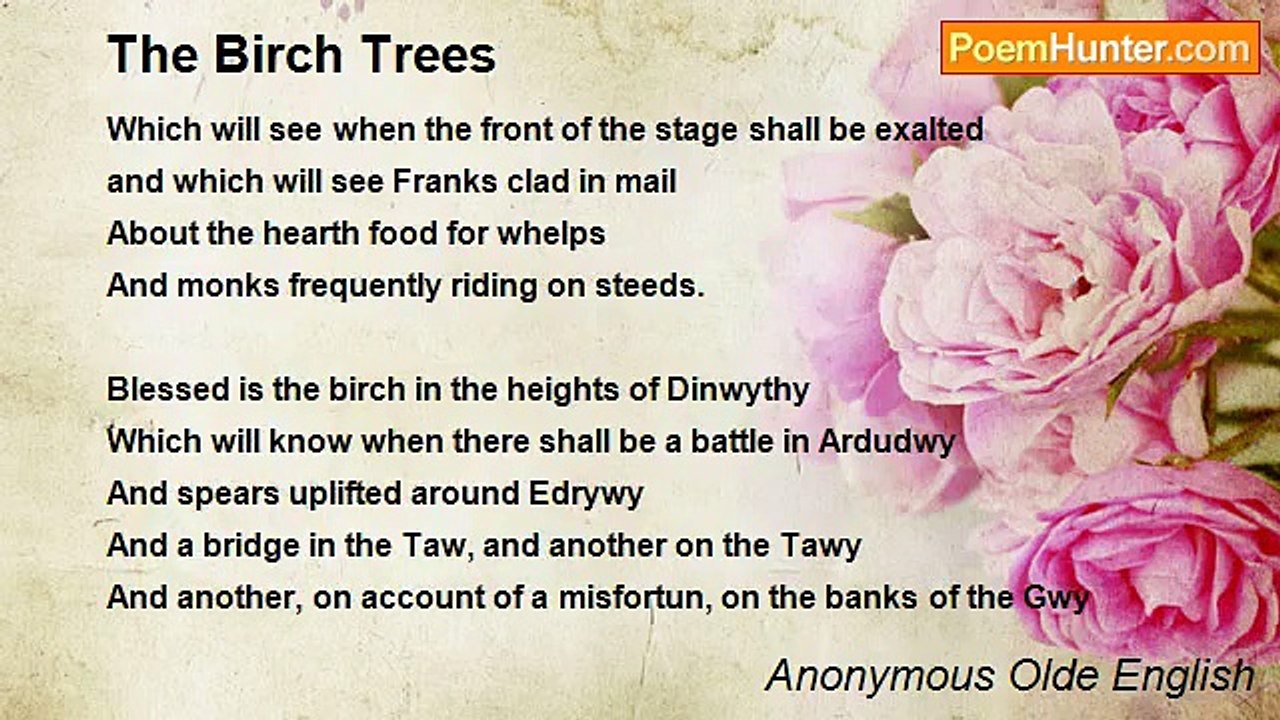 Anonymous Olde English - The Birch Trees