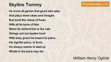 William Henry Ogilvie - Skyline Tommy