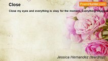 Jessica Hernandez (teardrop) - Close
