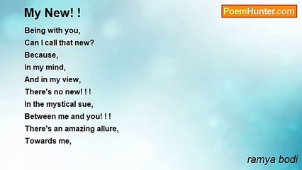 ramya bodi - My New! !