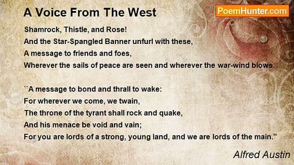 Alfred Austin - A Voice From The West