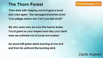 Dante Alighieri - The Thorn Forest