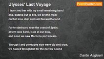 Dante Alighieri - Ulysses' Last Voyage