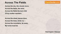 Hermann Hesse - Across The Fields