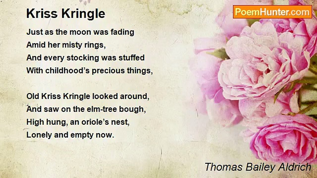 Thomas Bailey Aldrich - Kriss Kringle