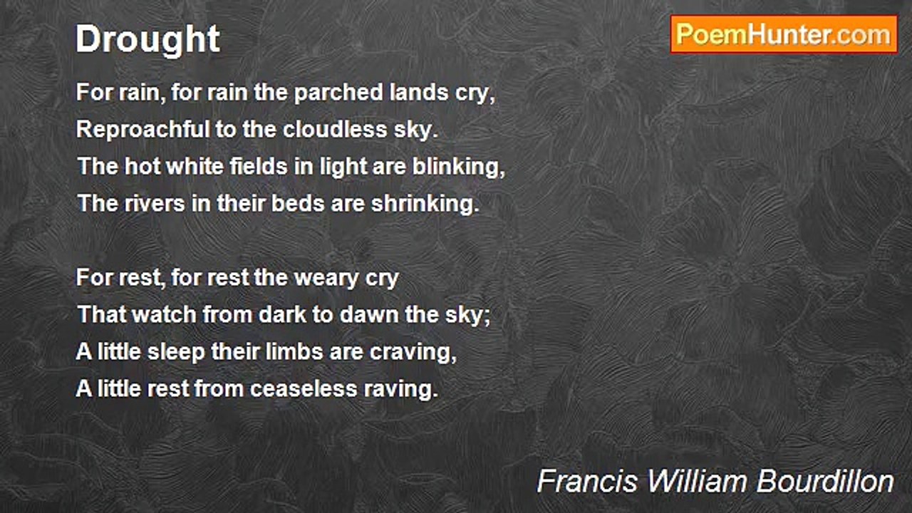 Francis William Bourdillon - Drought