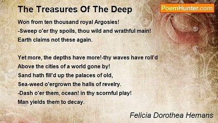 Felicia Dorothea Hemans - The Treasures Of The Deep