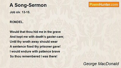 George MacDonald - A Song-Sermon