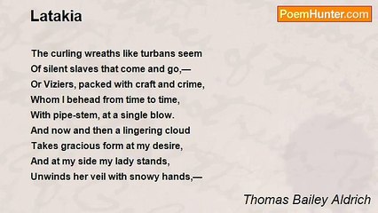 Thomas Bailey Aldrich - Latakia