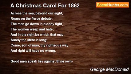 George MacDonald - A Christmas Carol For 1862