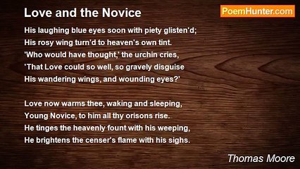 Thomas Moore - Love and the Novice