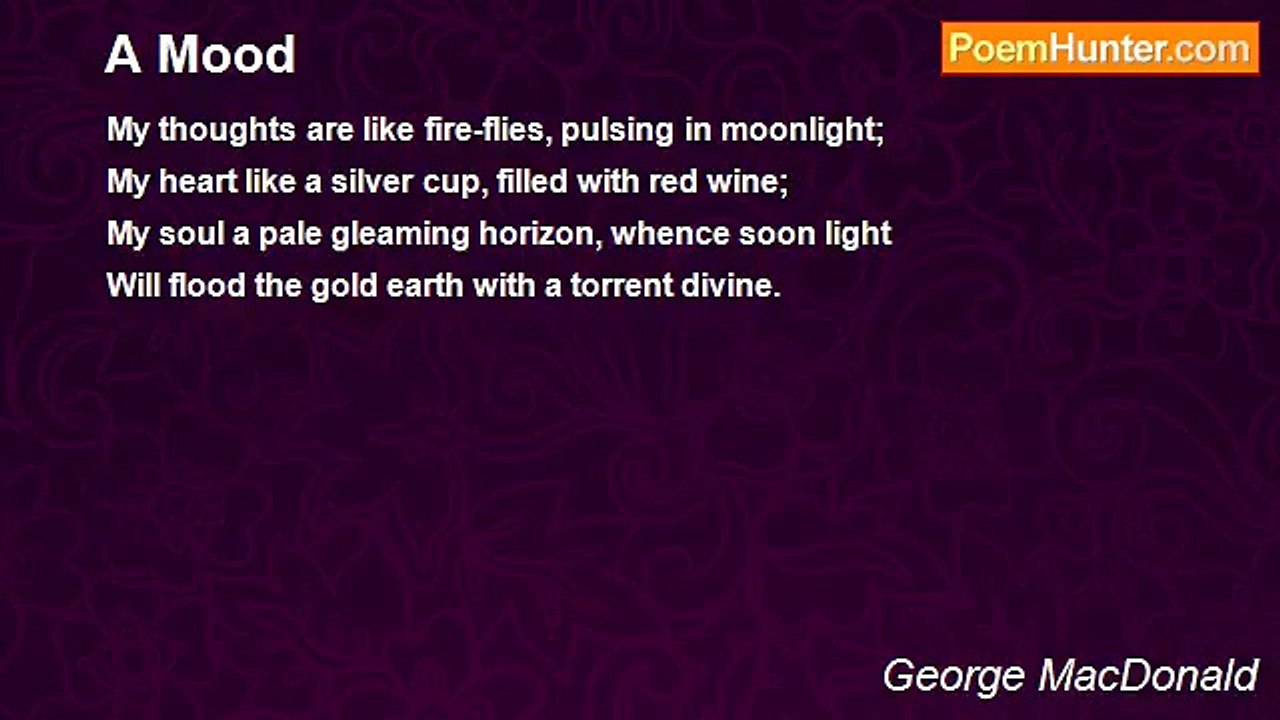 George MacDonald - A Mood