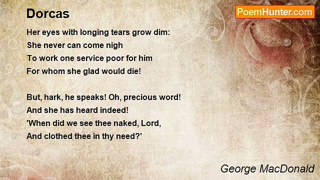 George MacDonald - Dorcas