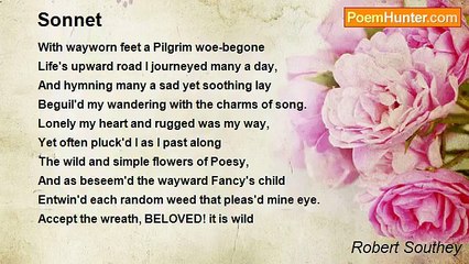 Robert Southey - Sonnet