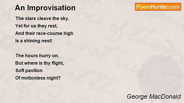 George MacDonald - An Improvisation