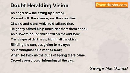 George MacDonald - Doubt Heralding Vision