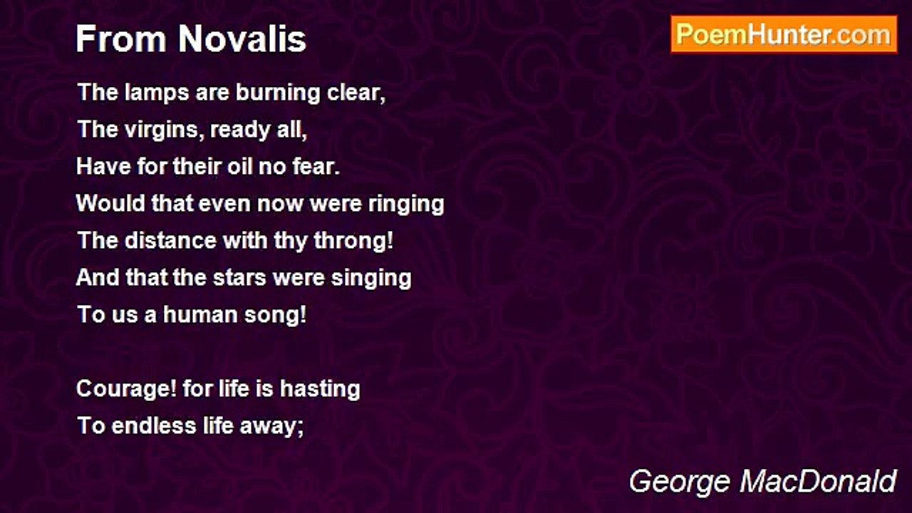 George MacDonald - From Novalis