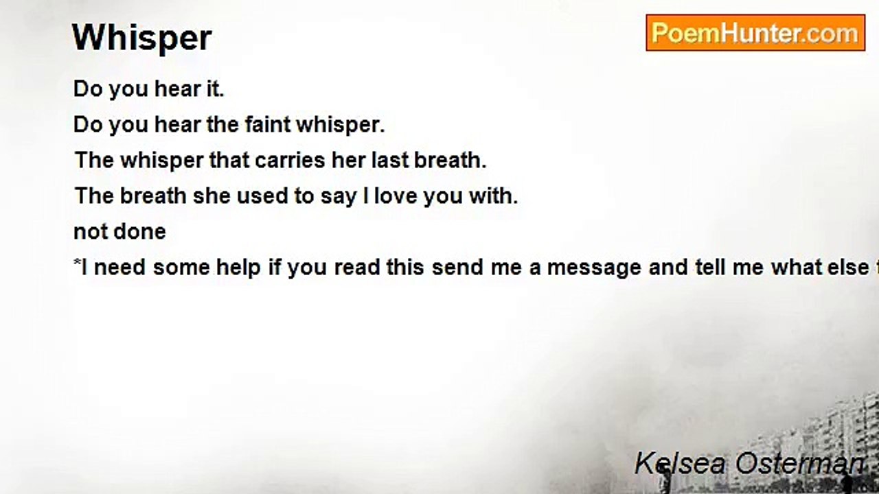 Kelsea Osterman - Whisper