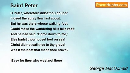 George MacDonald - Saint Peter