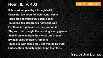 George MacDonald - Hom. IL. v. 403