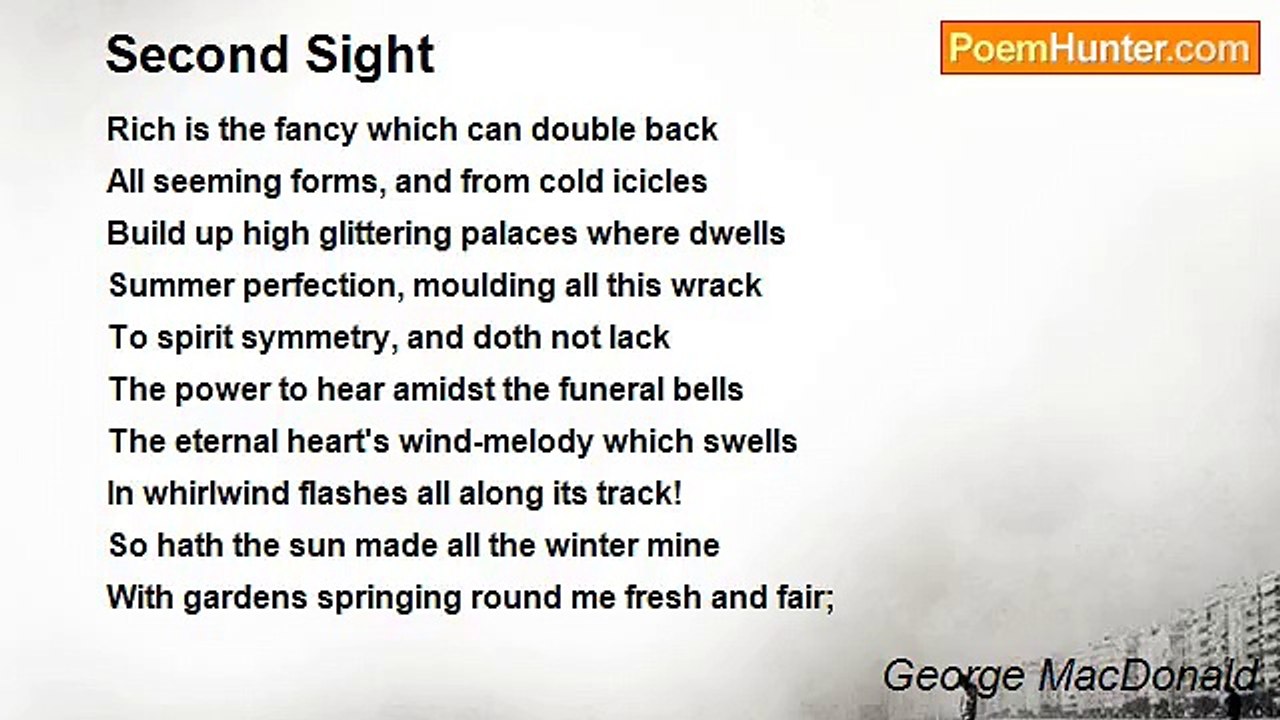 George MacDonald - Second Sight