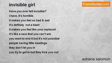 adriana salomon - invisible girl