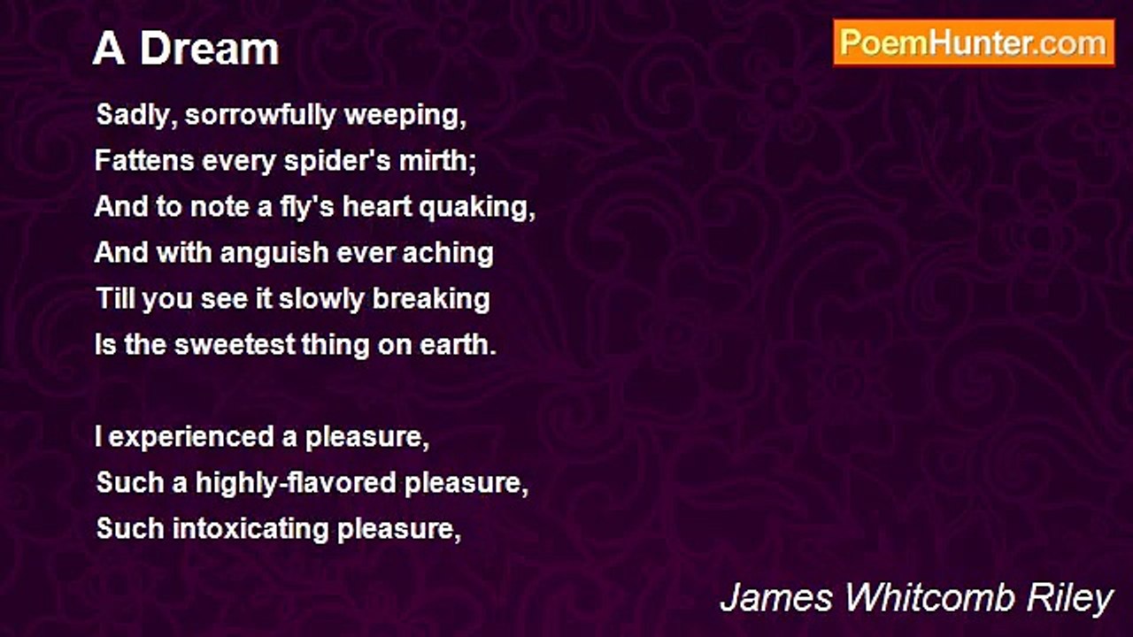 James Whitcomb Riley - A Dream