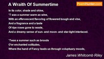 James Whitcomb Riley - A Wraith Of Summertime