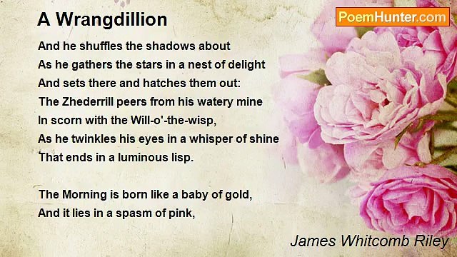 James Whitcomb Riley - A Wrangdillion