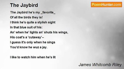James Whitcomb Riley - The Jaybird