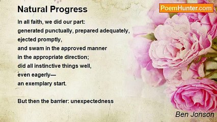 Ben Jonson - Natural Progress