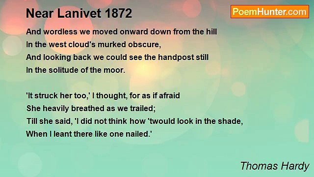Thomas Hardy - Near Lanivet 1872