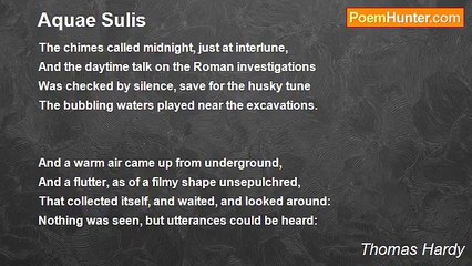 Thomas Hardy - Aquae Sulis