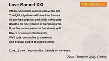 Zora Bernice May Cross - Love Sonnet XXI