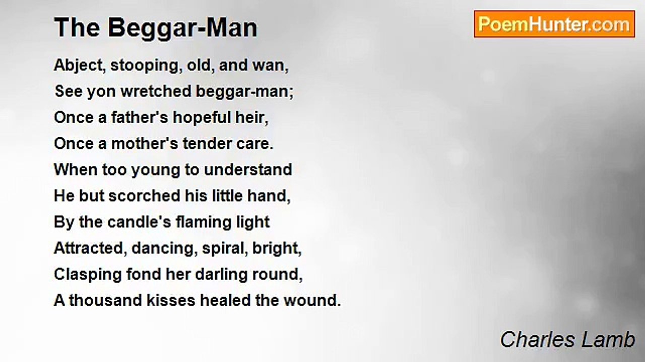 Charles Lamb - The Beggar-Man