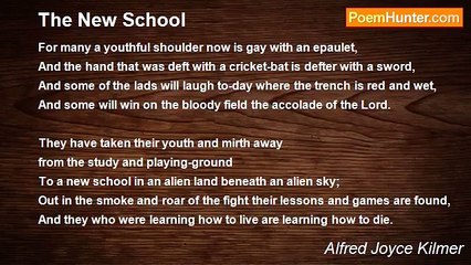 Alfred Joyce Kilmer - The New School