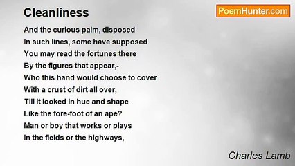 Charles Lamb - Cleanliness